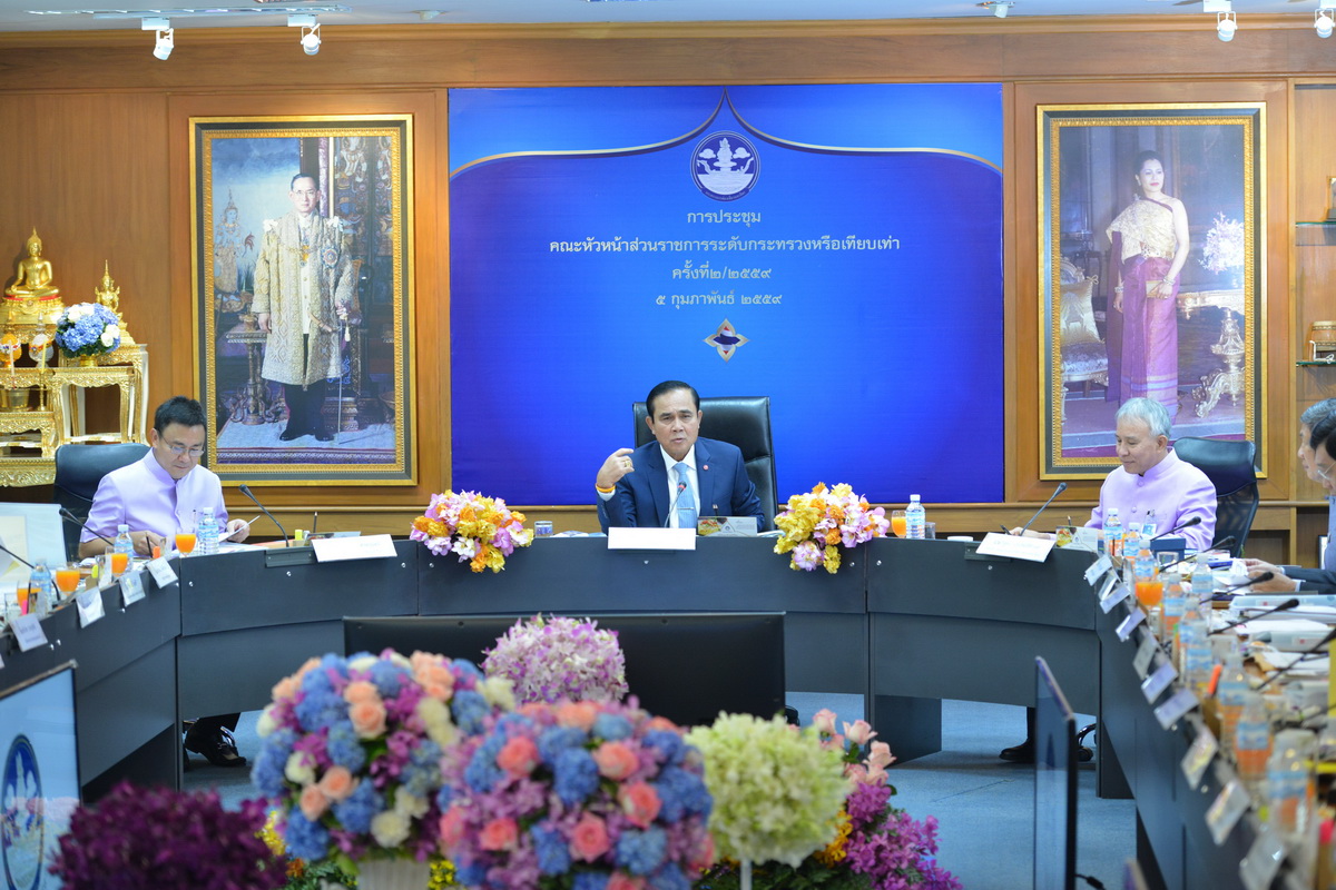 นายกรัฐมนตรี เป็นประธานประชุม หน.ส่วนราชการระดับปลัดกระทรวง  ก.ท่องเที่ยว รับเจ้าภาพ ดันรายได้ไม่ต่ำกว่า2.3 ล้านล้าน/ กีฬาเป็น 1 ในอาเซียน